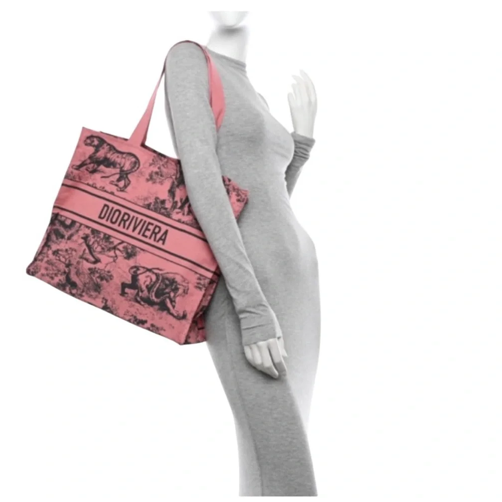 Diorviera Canvas Tote - Picture 1 of 6